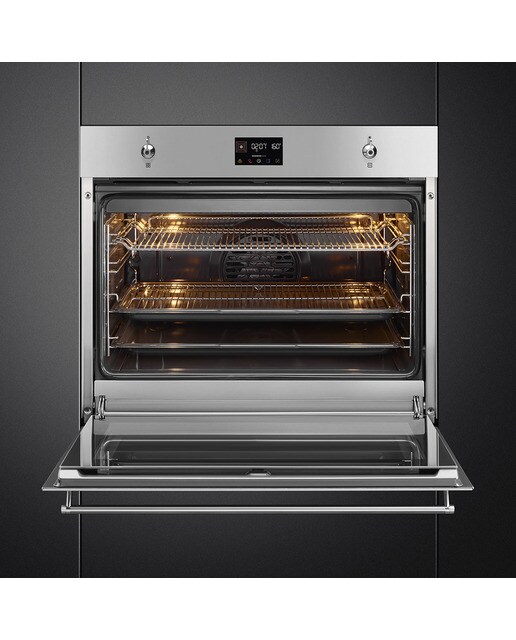 Forno Multifunções Smeg Classica SF7302TX Termoventilado de 77 Litros - Aço Inox Aço Inoxidável Anti-Impressões Digitais-2