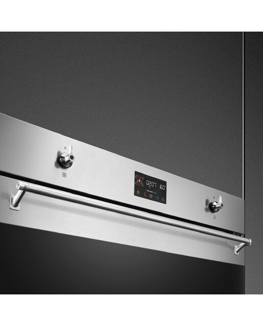 Forno Multifunções Smeg Classica SF7302TX Termoventilado de 77 Litros - Aço Inox Aço Inoxidável Anti-Impressões Digitais-4