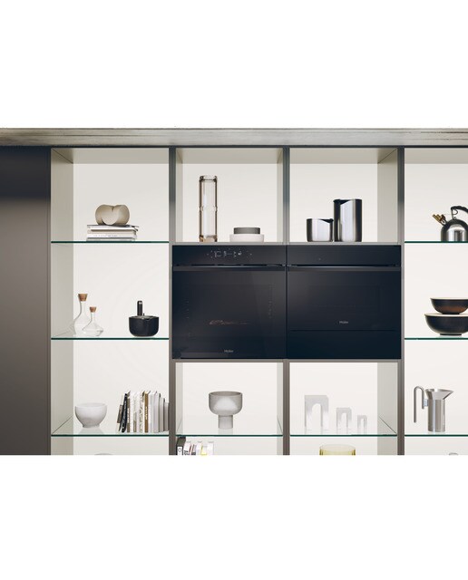 Horno multifunción Haier, Wifi, Limpieza hidrolítica, ID Series 6 - H6 ID66G3HTB Negro-12