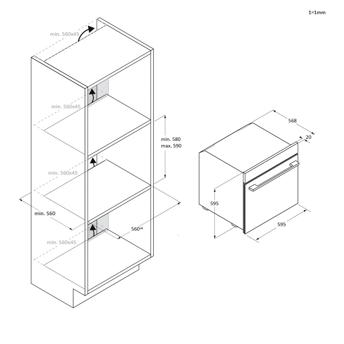 Horno Multifunción Haier con Limpieza Hidrolítica y Función Vapor, Series 2  - H6 ID25B3LHTX Negro-2