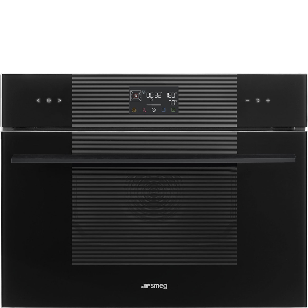 Horno compacto con microondas Smeg, 40 litros- SO4101M1B3 Negro-2