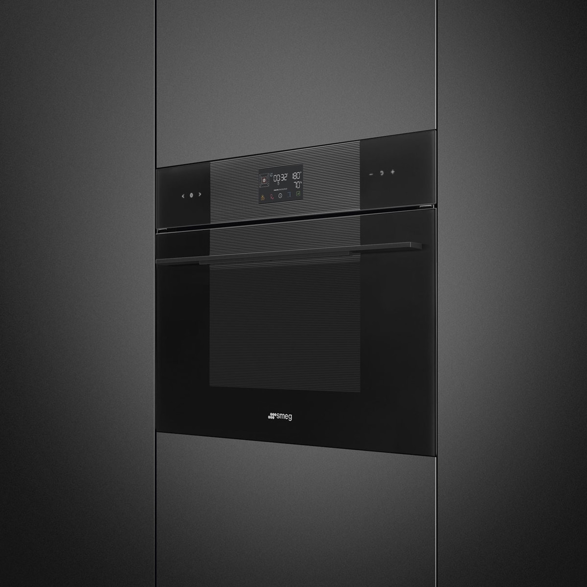 Horno compacto con microondas Smeg, 40 litros- SO4101M1B3 Negro-3