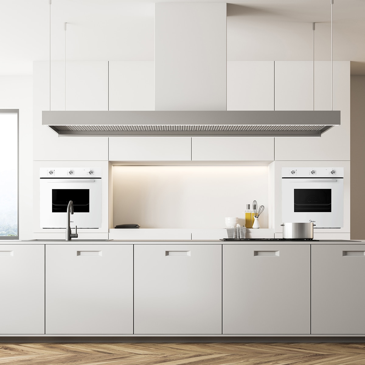 Forno Multifunções Midea MBON5M90M5-WH com 9 Funções e de 70 Litros - Branco Branco-8