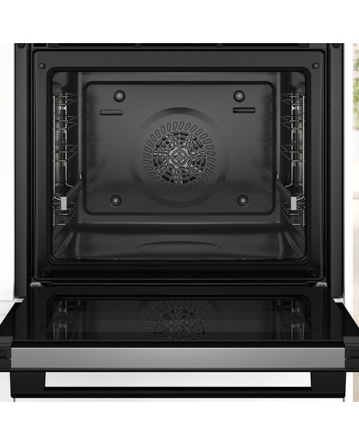 Forno Multifunções Bosch Serie 6 HBG578ES7 Pirolítico e de 71 Litros - Inox e Preto Inox/Preto-6