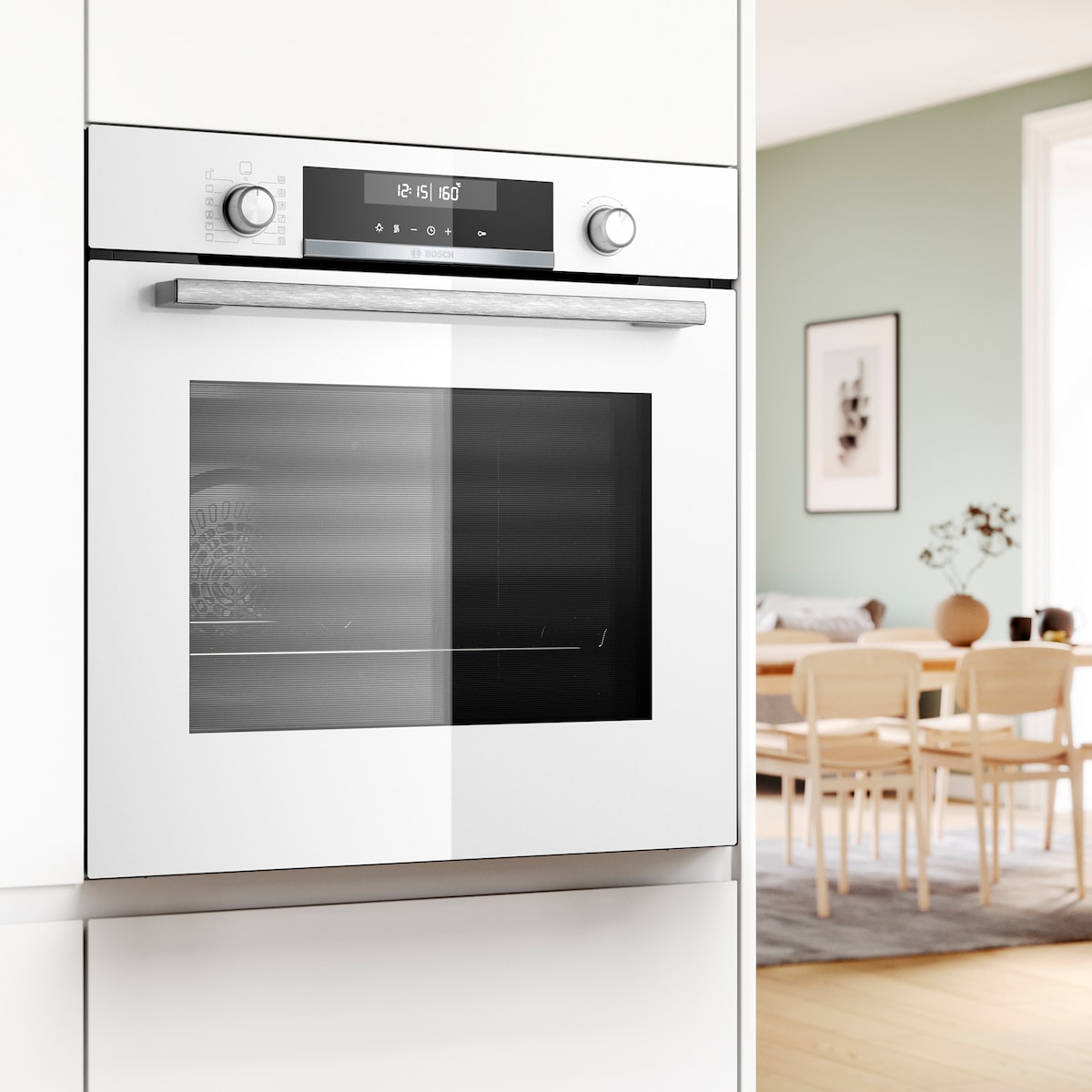 Forno Multifunções Bosch Serie 6 HBG578EW7 Pirolítico e de 71 Litros - Branco Cristal branco-3