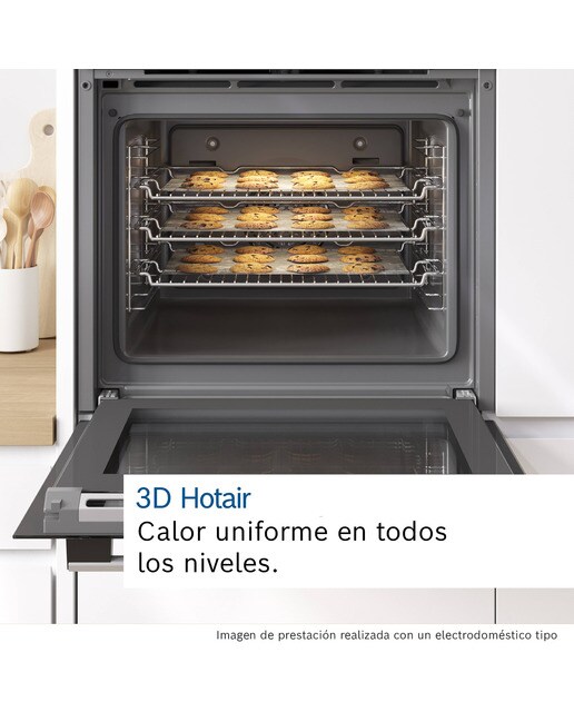 Horno multifunción Bosch con limpieza por Pirólisis y Aqualisis - HBA574BB3 Cristal negro-7