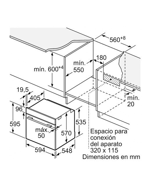 Horno multifunción Balay hidrolítico con función freidora - 3HA5178N6 - Negro Negro-5