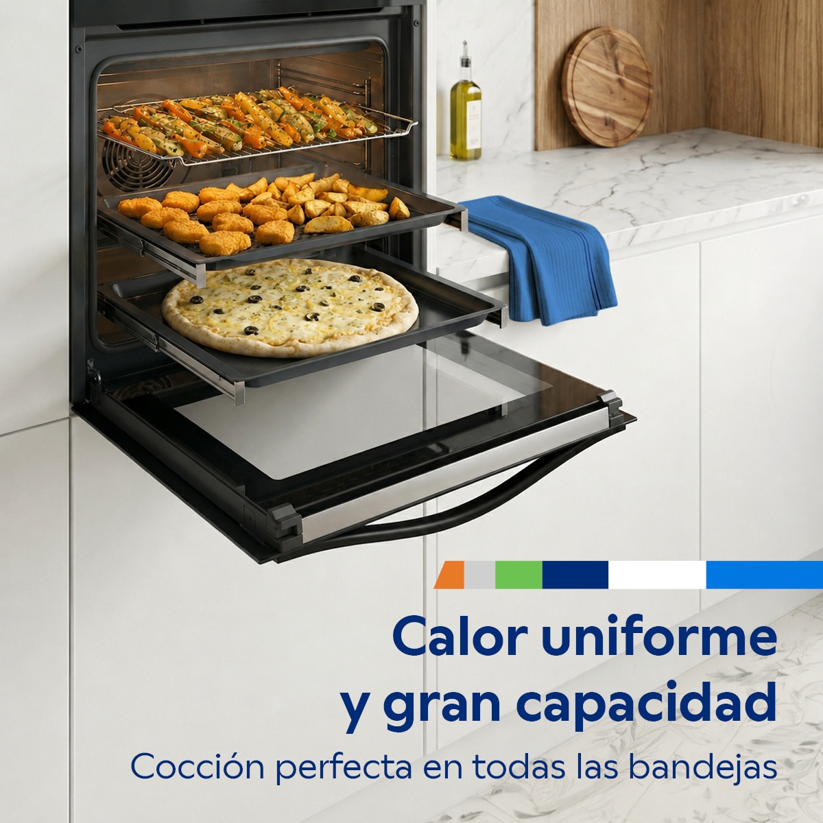 Forno Multifunções Balay 3HB5879N7 Pirolítico+Hidrolítico e de 71 Litros - Preto Vidro preto-9