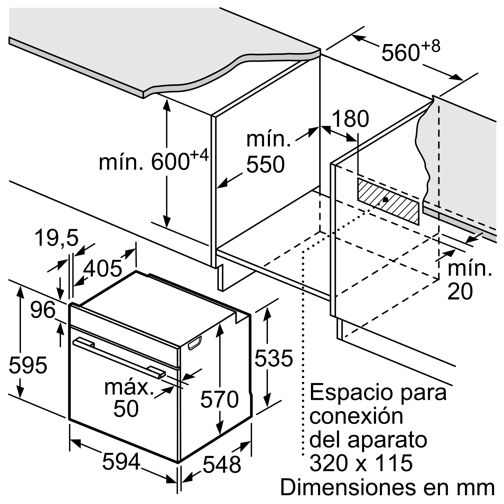 Thumbnail 1 de Balay 3HB4841X3 horno multifunción 45 cm