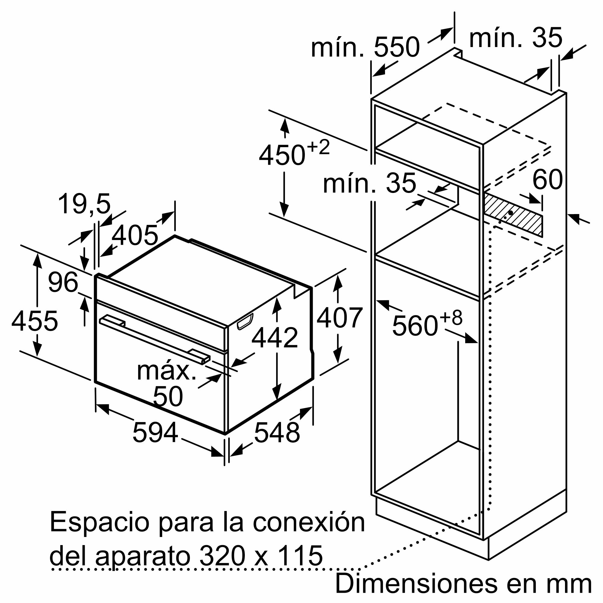 Horno compacto Balay con limpieza por Pirólisis - 3CB4821X3 Acero Inox-2