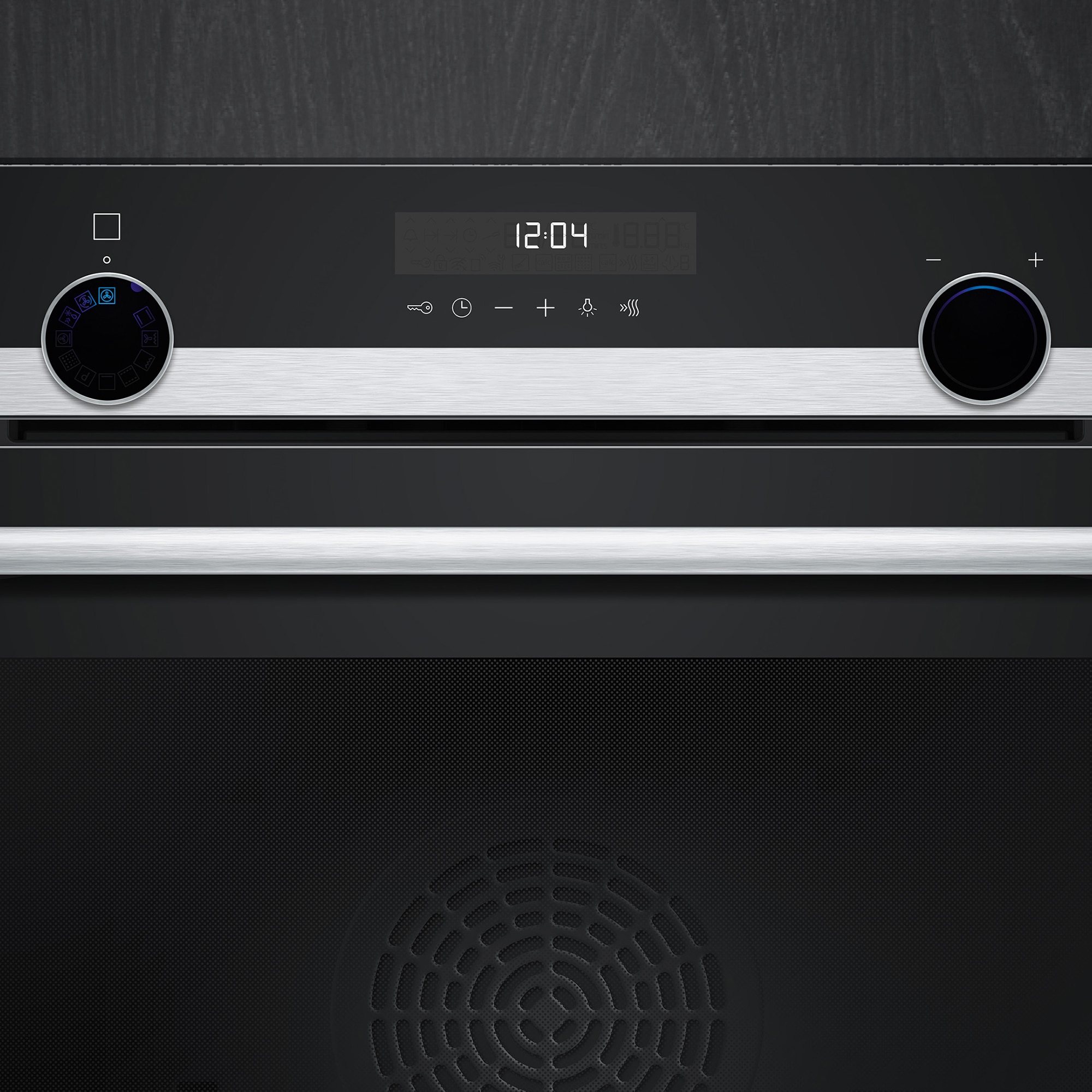 Forno Multifunções Siemens iQ500 HB578GFS7 Pirolítico e de 71 Litros - Inox Vidro preto/inox-5