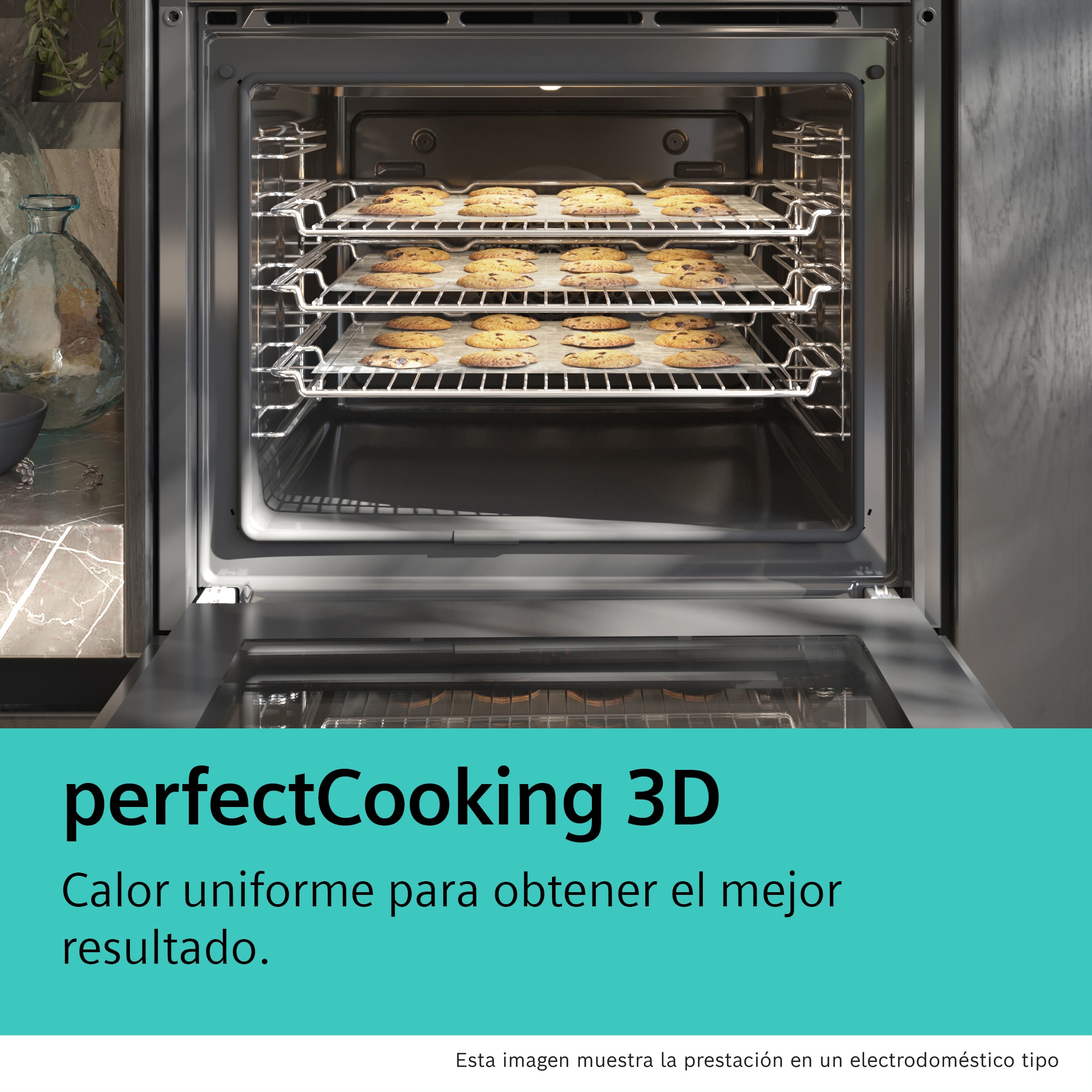 Horno multifunción Siemens iQ500 pirolítico - HB578GES7 Cristal negro/inox-9