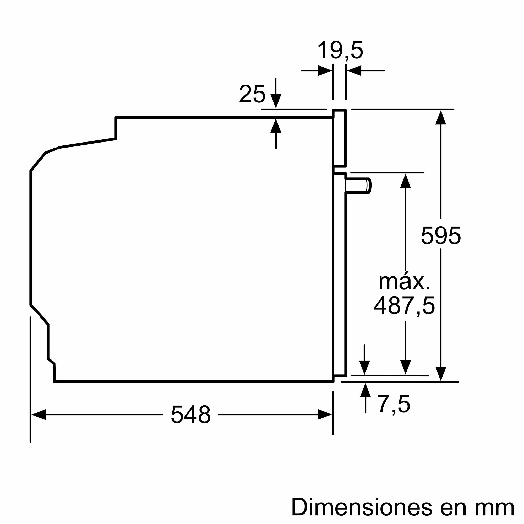 Horno multifunción Siemens iQ500 pirolítico - HB578GES7 Cristal negro/inox-12