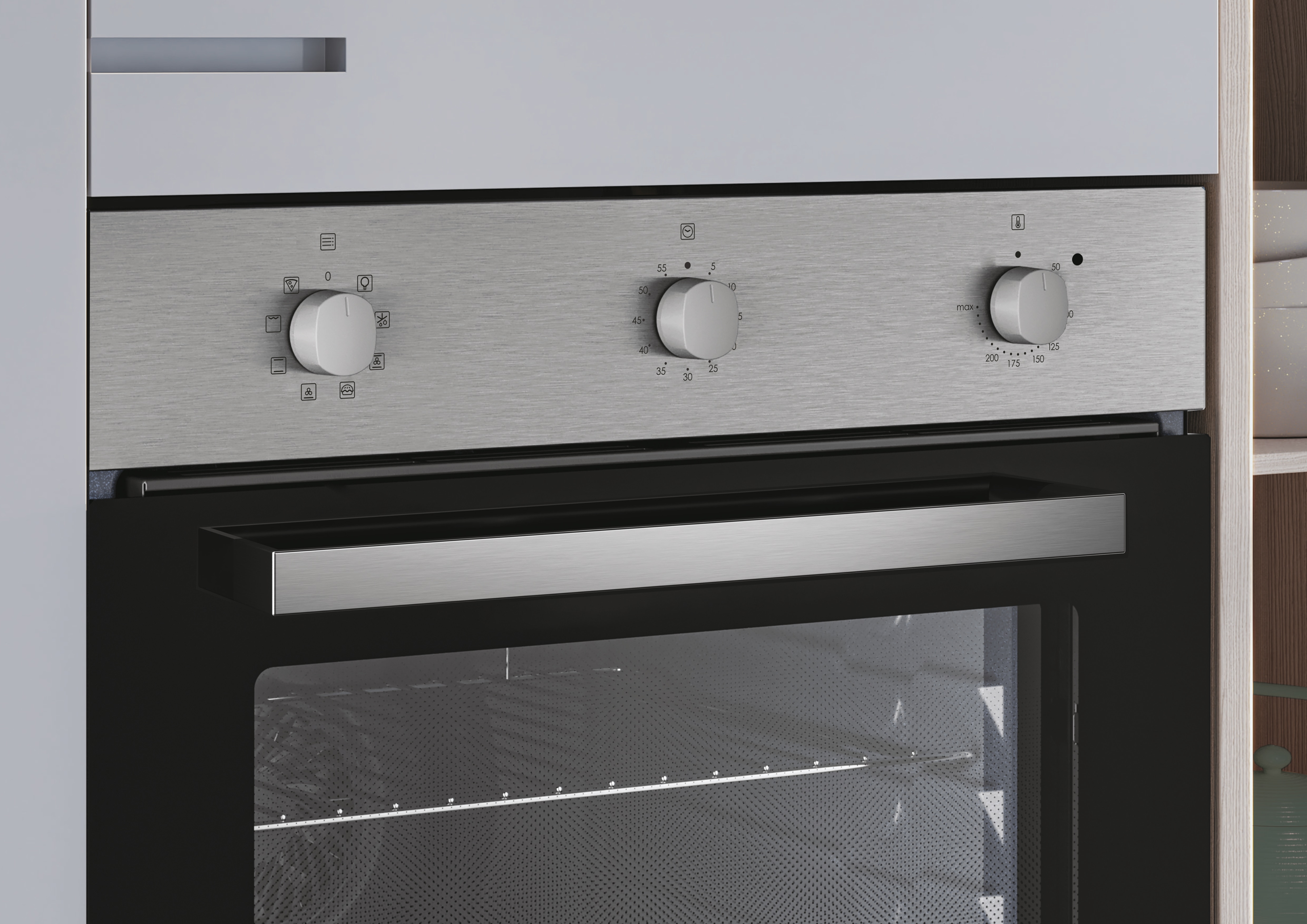 Horno Multifunción Candy, Ventilación Snapfix, 65 litros, IDEA - FIDC X602/CA - Negro Negro-4