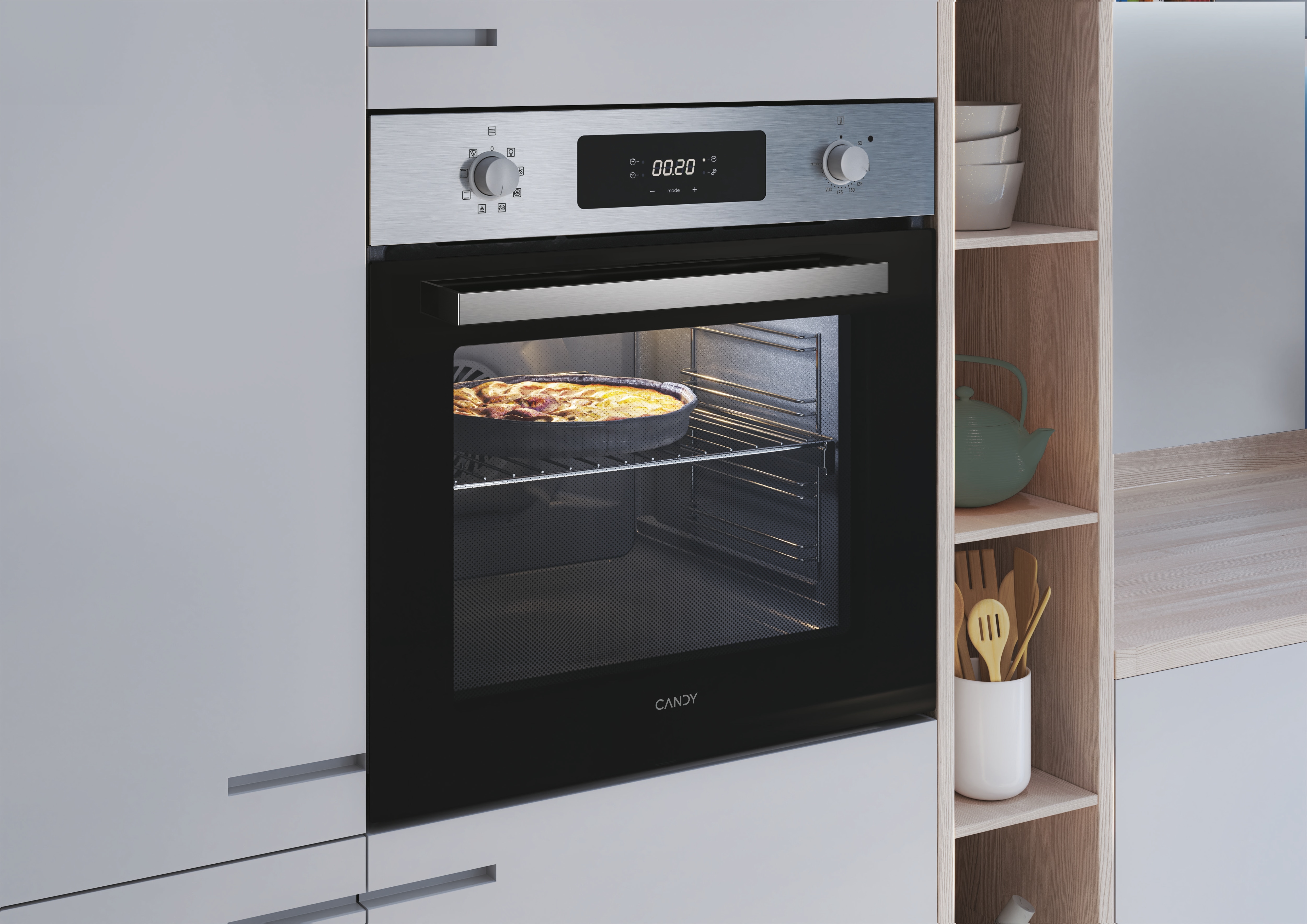 Horno Multifunción Candy, Hidrolítico, Guia telescópica, IDEA - FCM955NRL/CA Inox-5