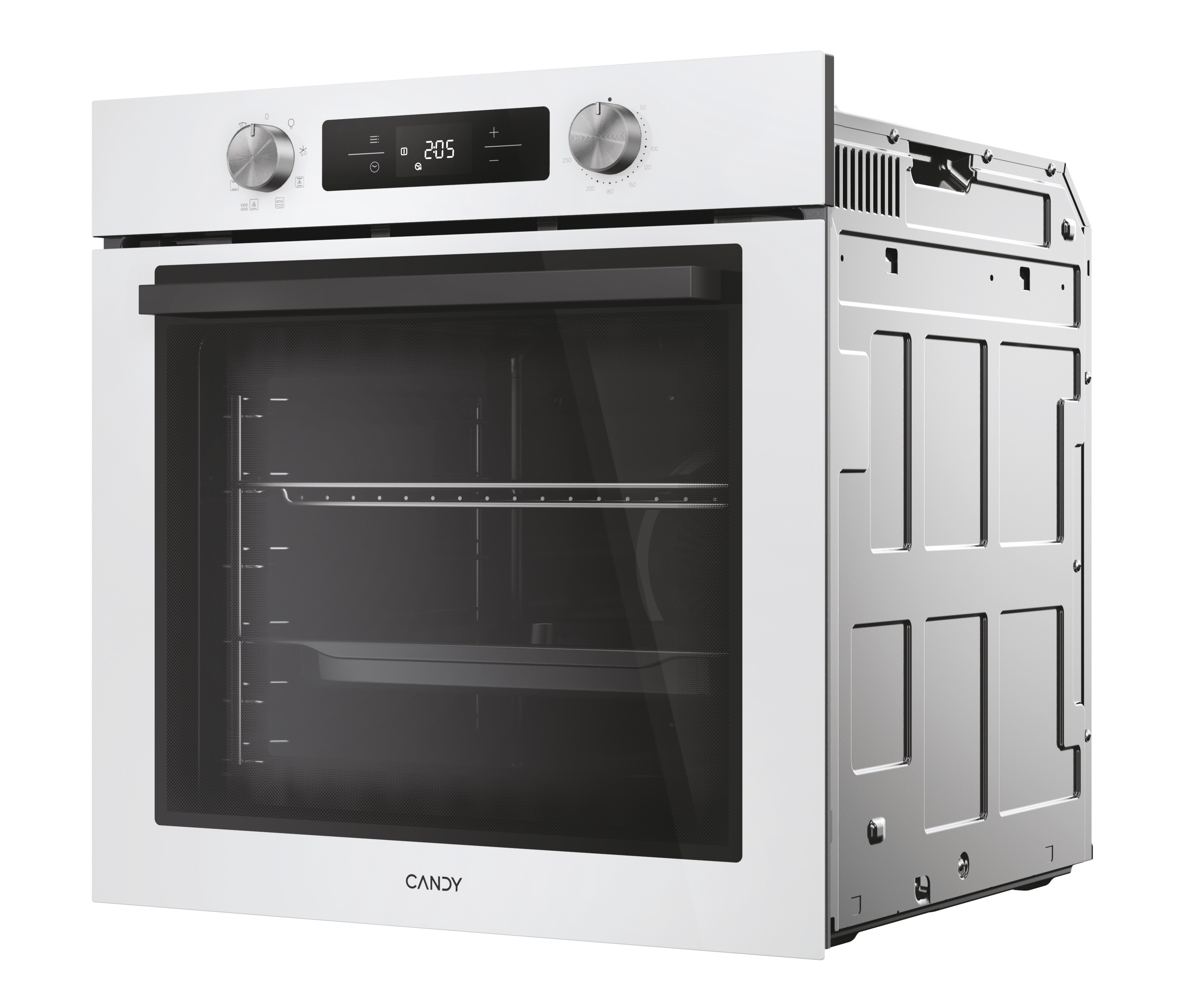 Horno Multifunción Candy, Hidrolítico, Timer UX con LED Blanco, Bake 600 - CA6 N3T1HTW - Blanco Blanco-3