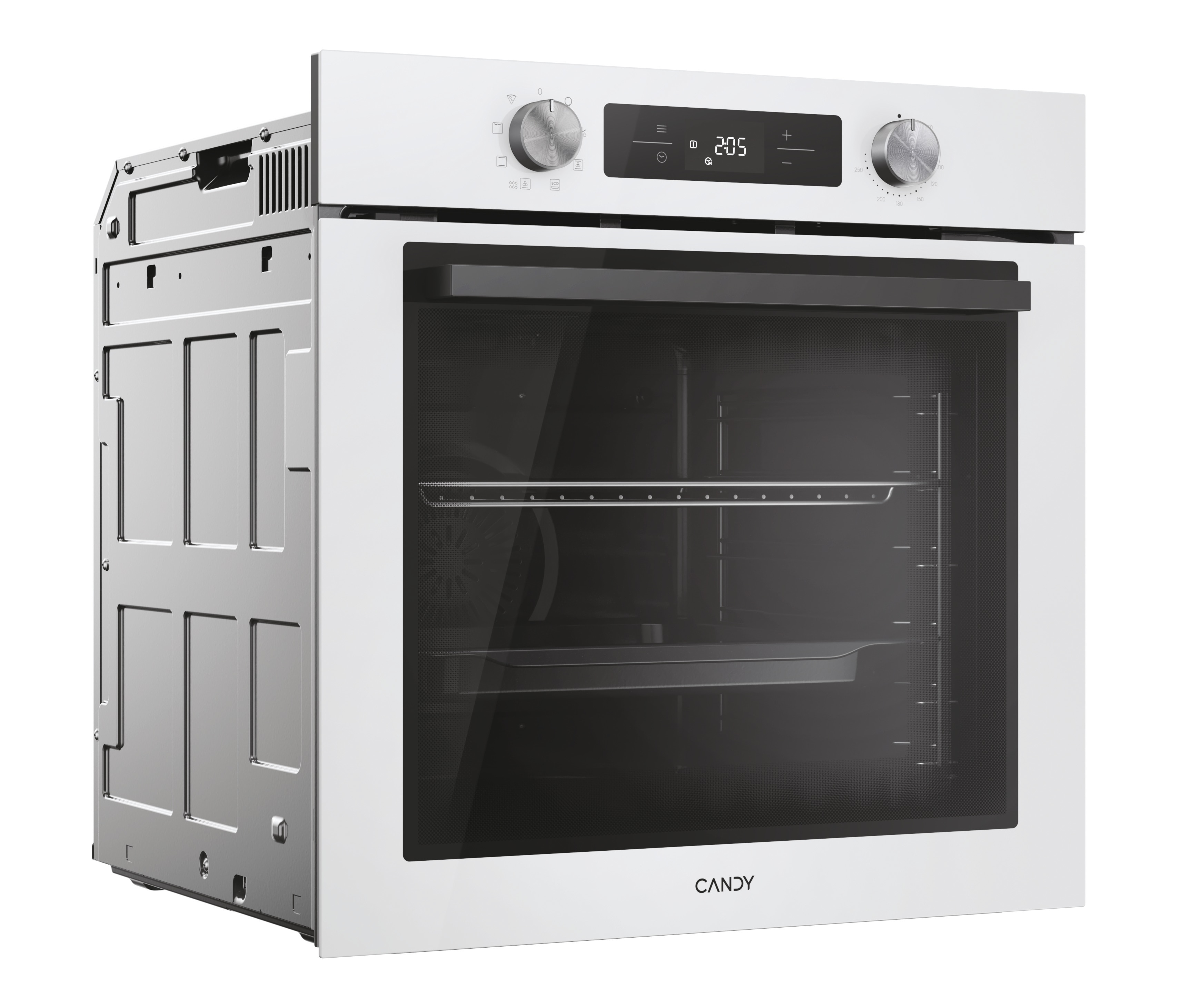 Horno Multifunción Candy, Hidrolítico, Timer UX con LED Blanco, Bake 600 - CA6 N3T1HTW - Blanco Blanco-4