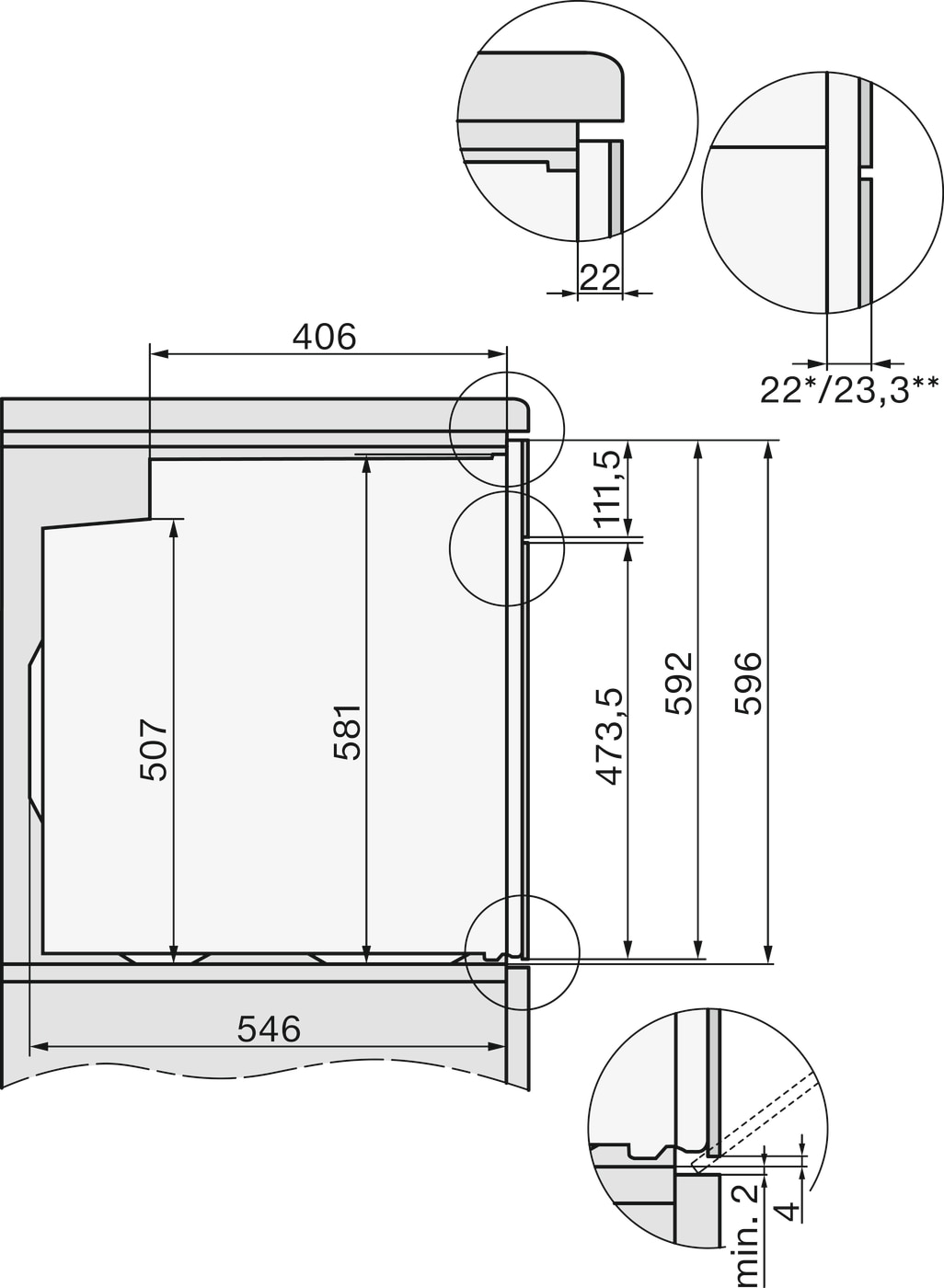 Forno Multifunções Miele H 2467 BP OBWS Pirolítico e de 76 Litros - Preto Obsidiana Preto-7