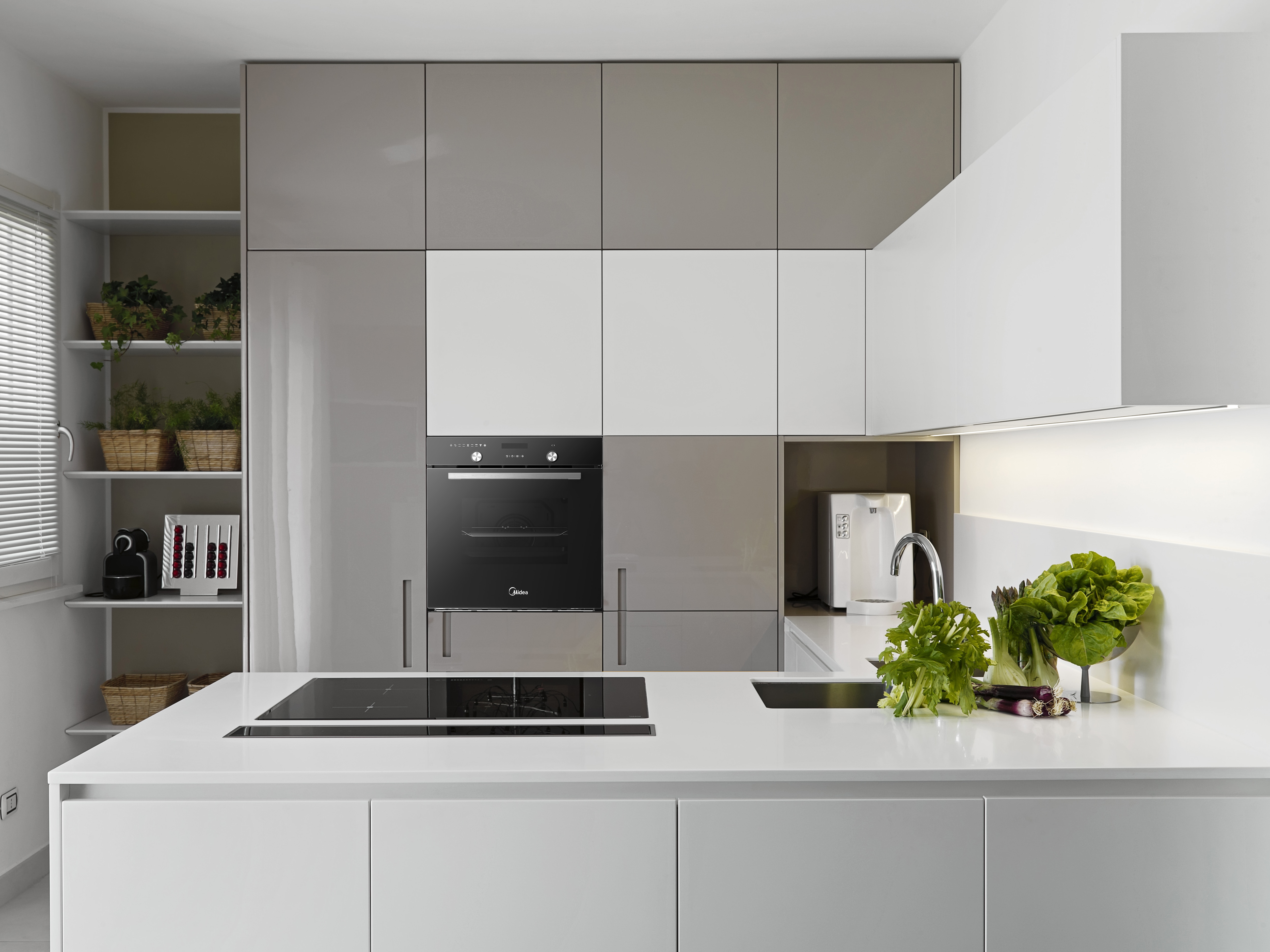 Forno Multifunções Midea MBON5M90E5-BK com 9 Funções e de 70 Litros - Preto Preto-2