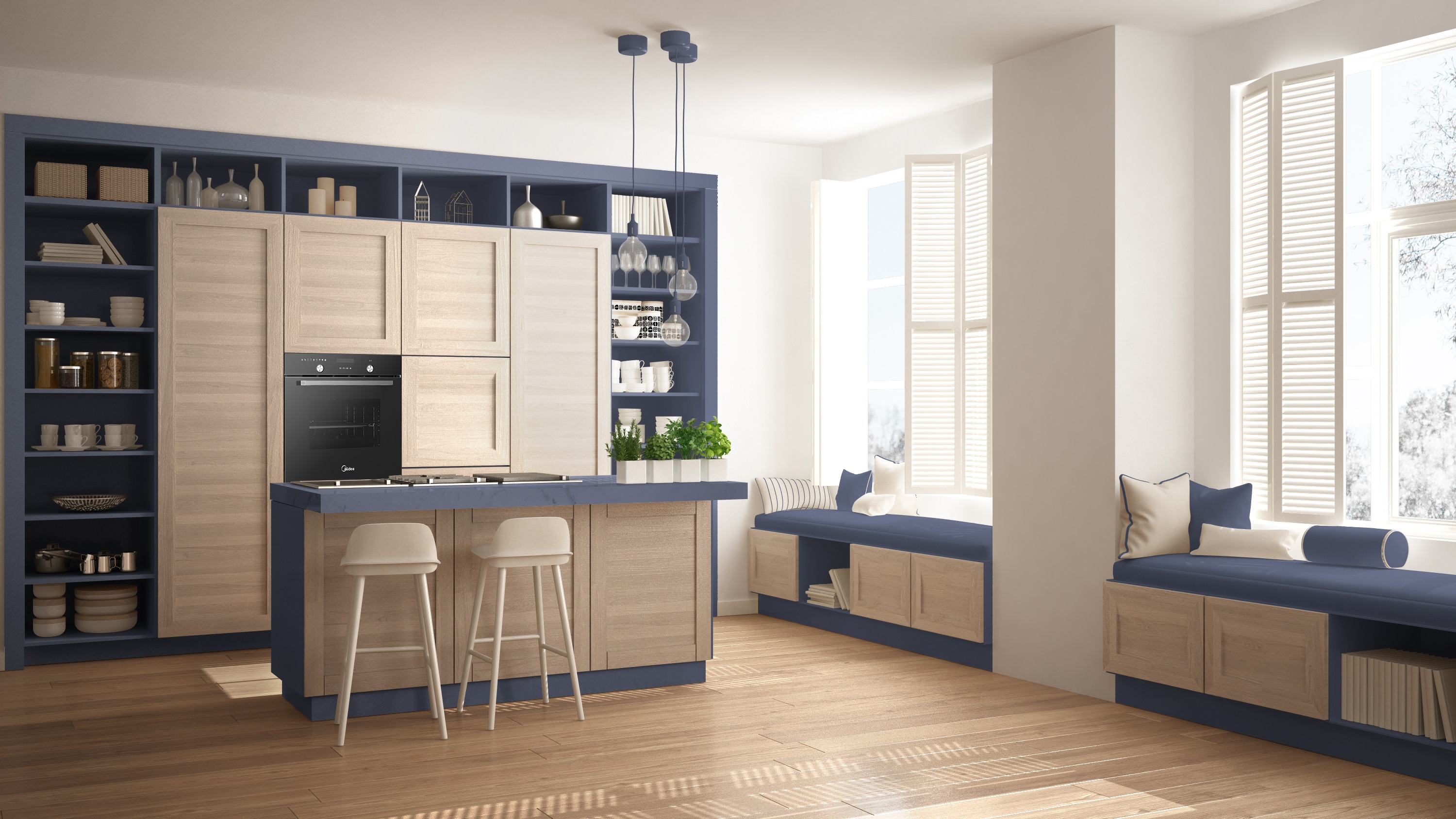 Forno Multifunções Midea MBON5M90E5-BK com 9 Funções e de 70 Litros - Preto Preto-3