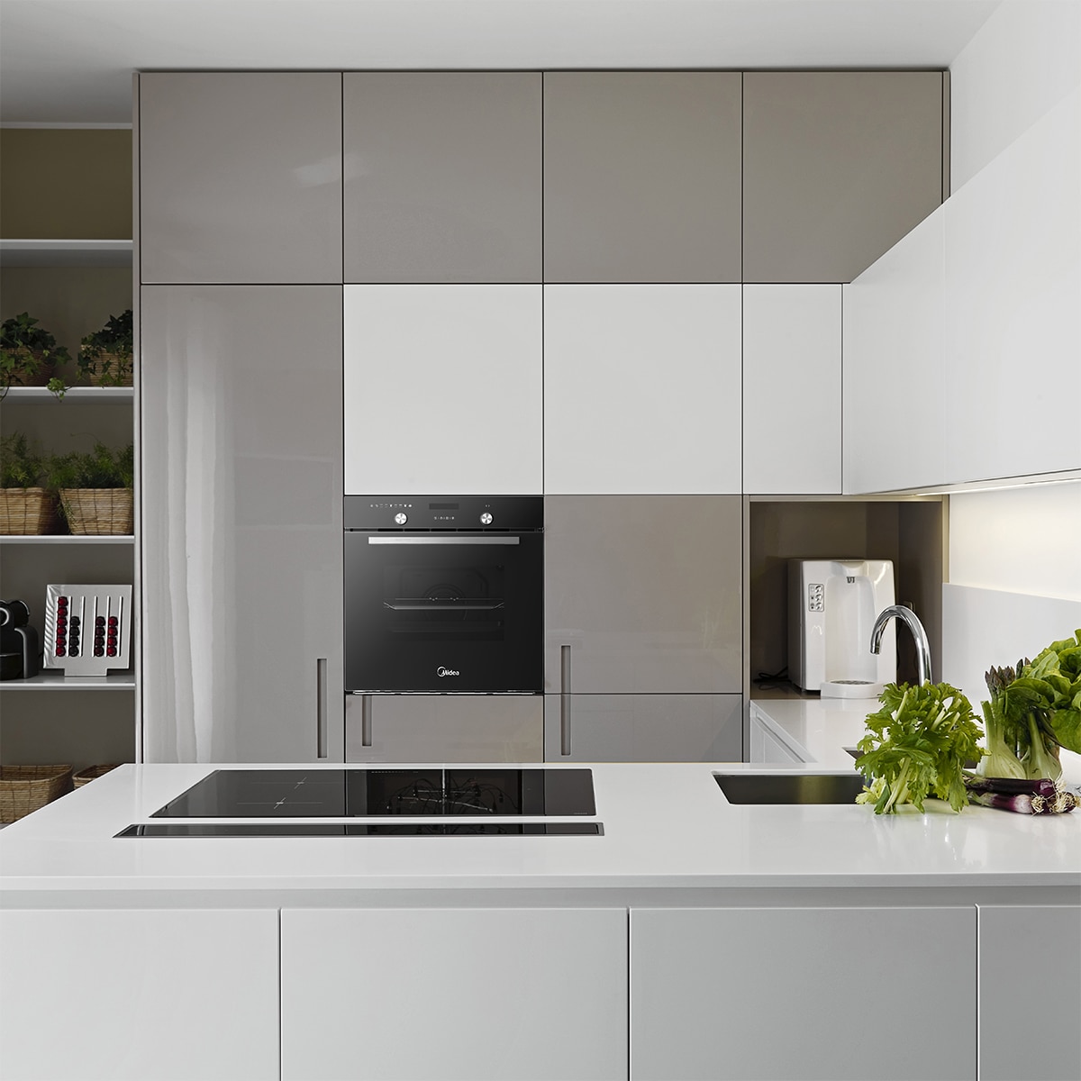 Forno Multifunções Midea MBON5M90E5-BK com 9 Funções e de 70 Litros - Preto Preto-8