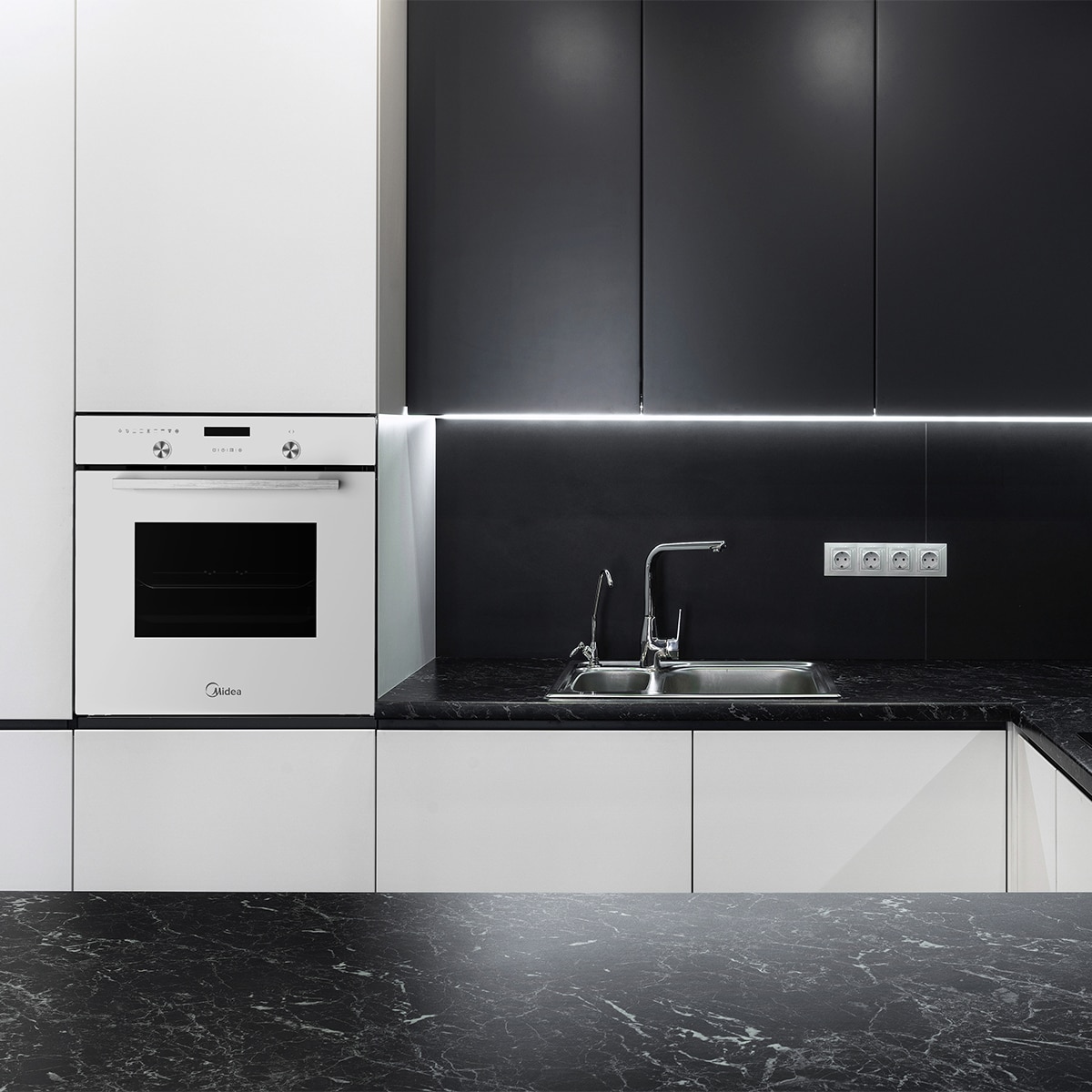 Forno Multifunções Midea MBON5M90E5-WH com 9 Funções e de 70 Litros - Branco 8