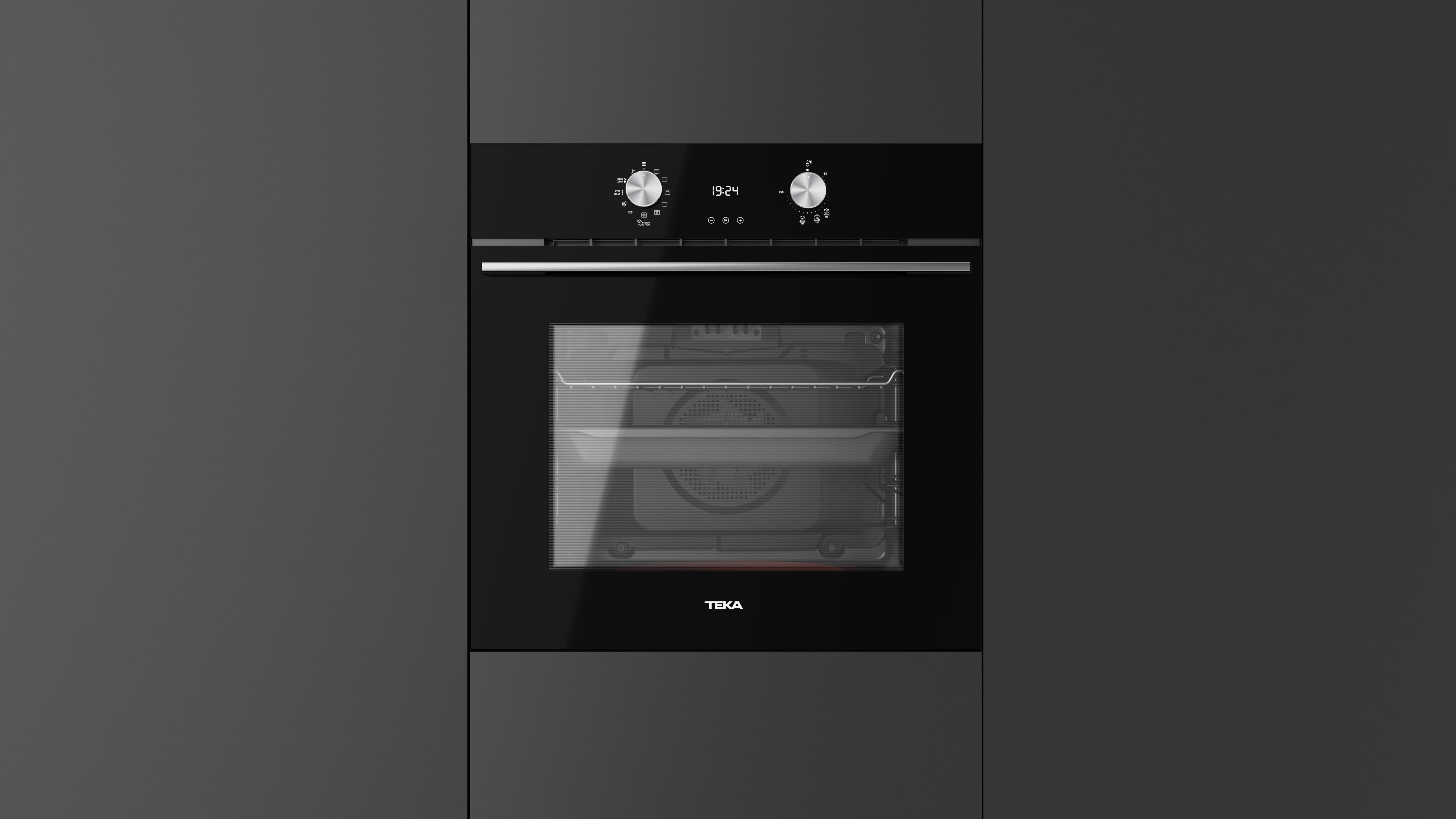 Horno multifunción Teka pirolítico con sistema EasySteam - HLB 8418 P BK Negro-3