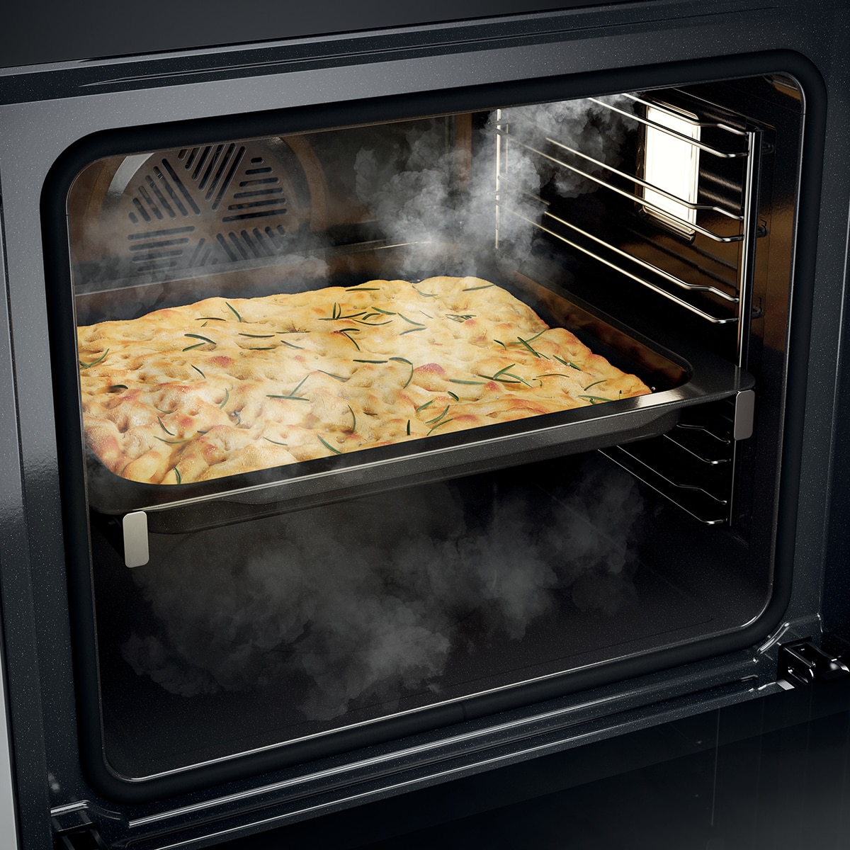 Horno Multifunción Haier, Pirolítico y con Función Vapor, WiFi - H6 ID25B3LYTB Negro-14