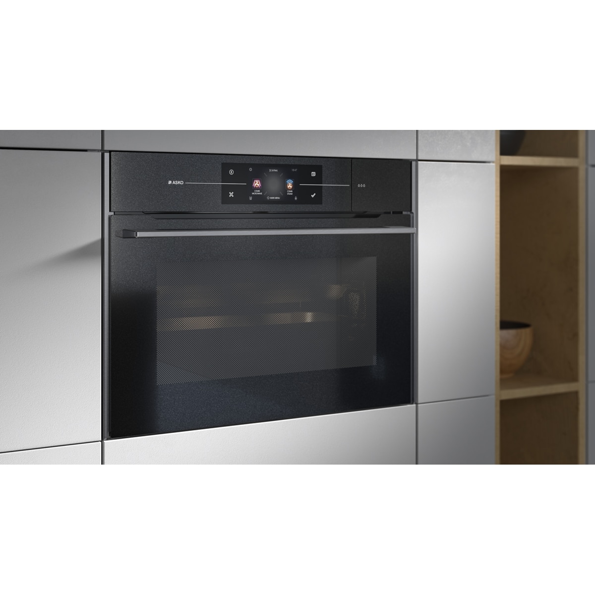 Horno multifunción ASKO, función vapor - OCSM8478G Negro-8