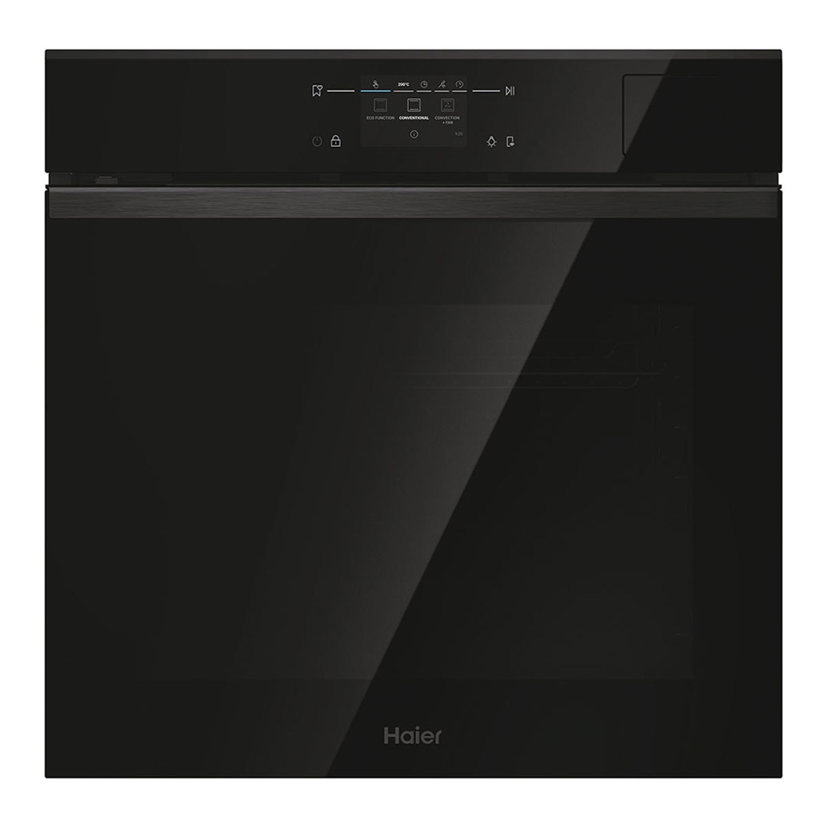 Horno Multifunción Haier, con Depósito a Vapor, Pirolítico, WiFi, ID Series 6 - H6 ID68C5SYTB Negro-1