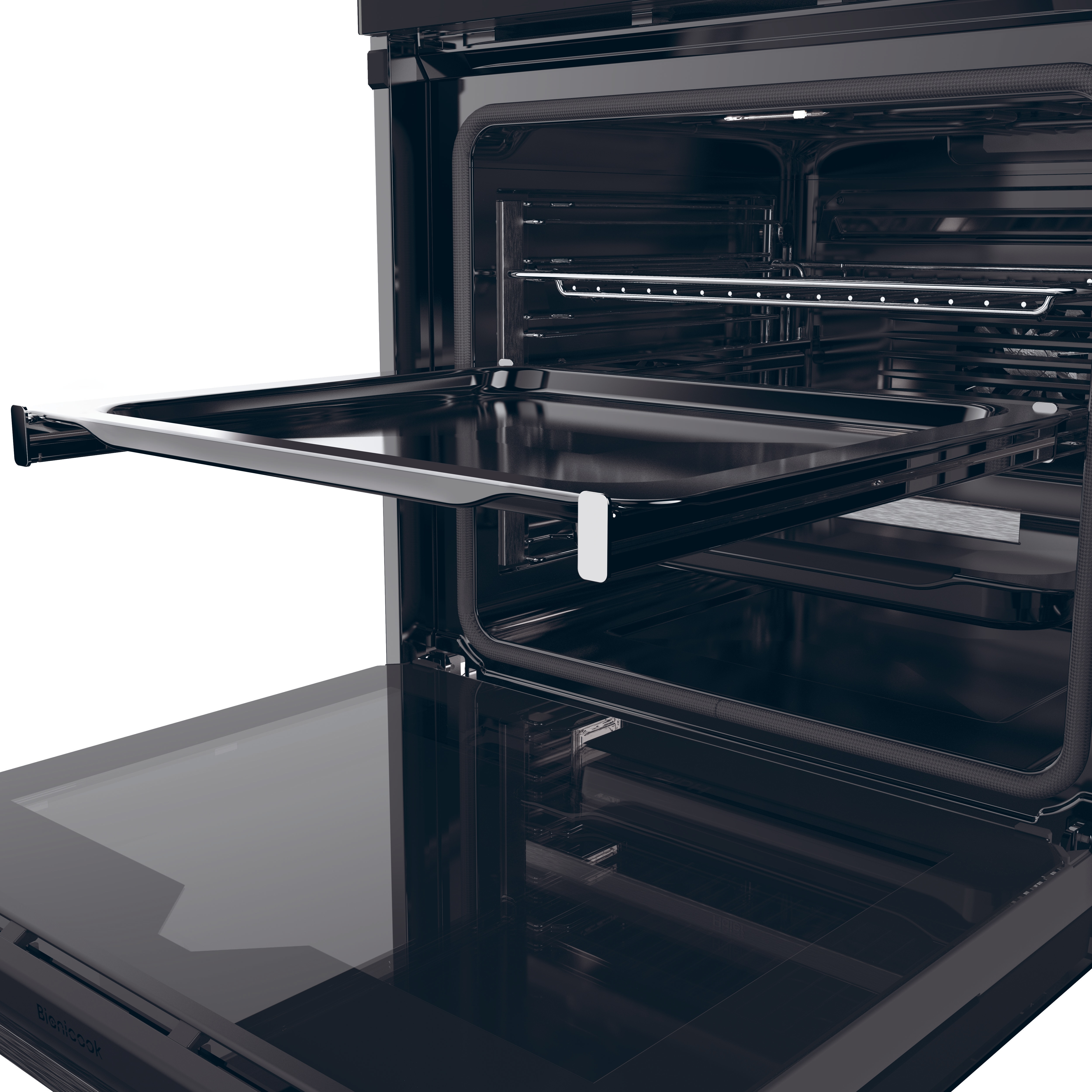 Horno Multifunción Haier, con Depósito a Vapor, Pirolítico, WiFi, ID Series 6 - H6 ID68C5SYTB Negro-5
