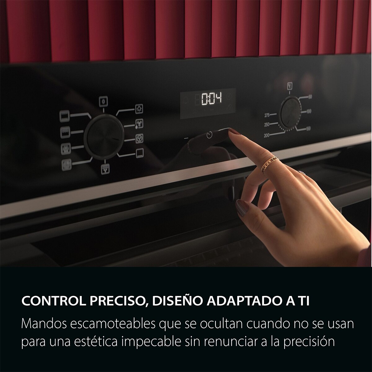 Horno multifunción AEG con 7 funciones - TU5AB20WSK Negro-3