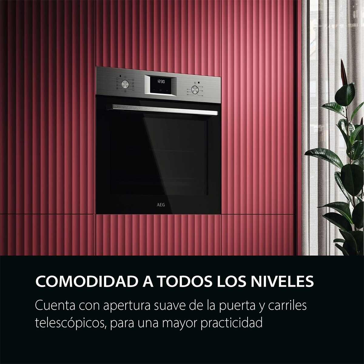 Forno Multifunções AEG OU5AB20SM com 9 Funções - Inox Inox anti marcas-5