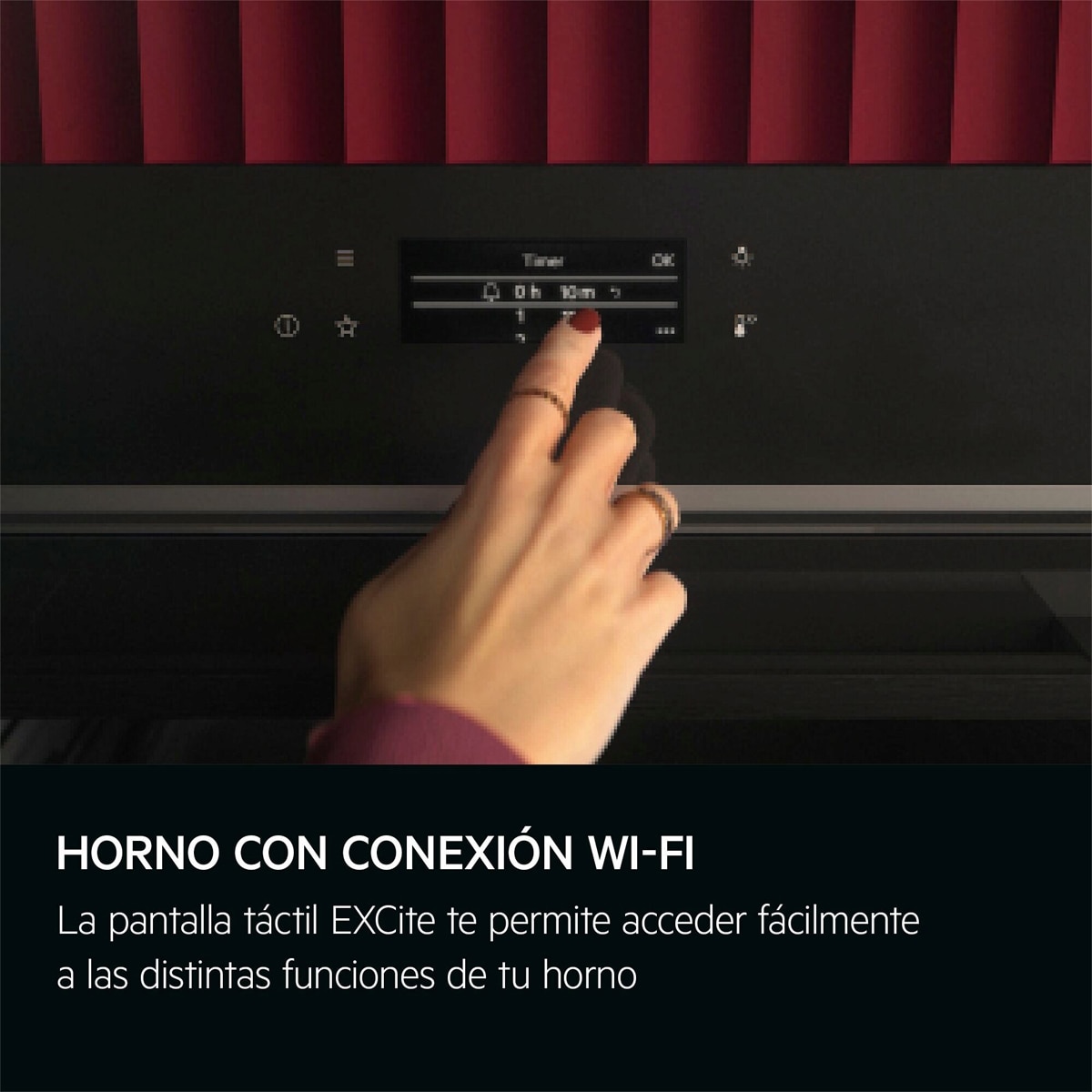 Horno multifunción AEG con 16 funciones - TE7PB63ZAB Negro-8
