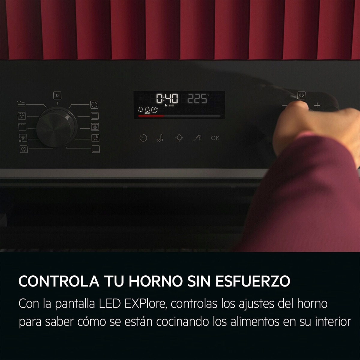 Horno multifunción AEG con 9 funciones - GS6PB51FAB Negro-5