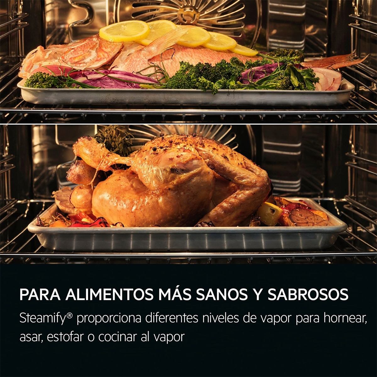 Horno multifunción AEG con 25 funciones - TB8SB73ZAB Negro-8