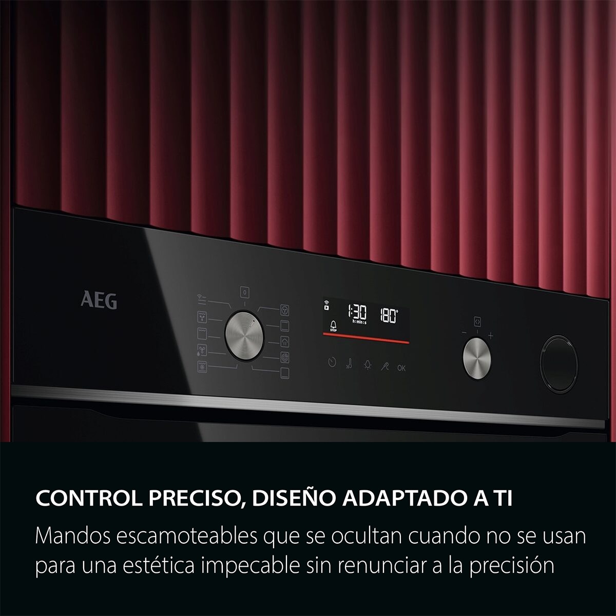 Horno multifunción AEG con 19 funciones - GR6PB53FSB Negro-3