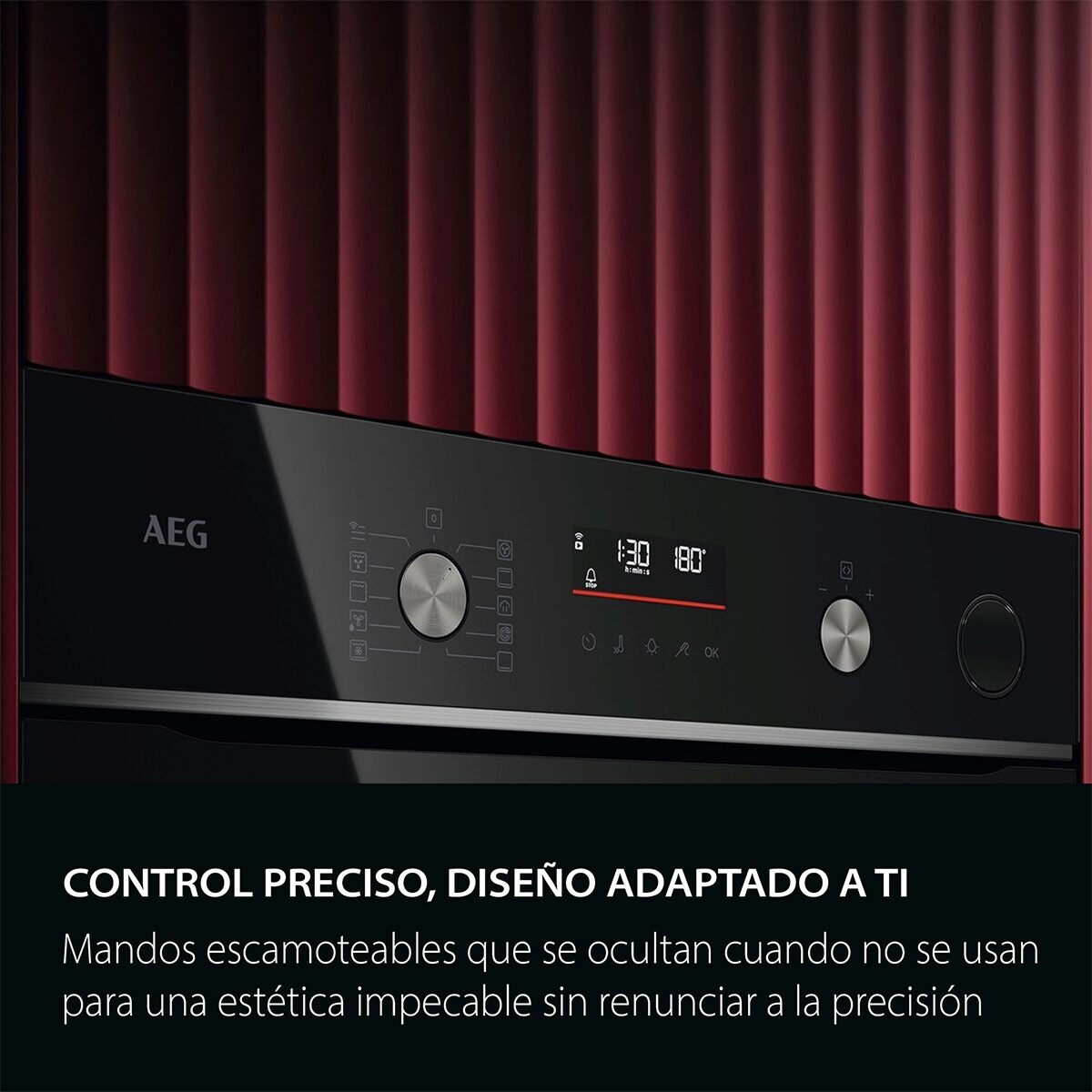 Horno multifunción AEG con 19 funciones - GR6PB53FSB Negro-3