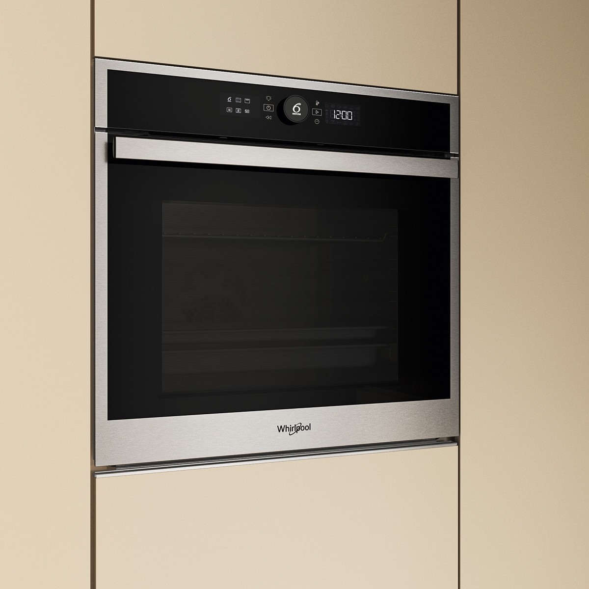 Horno multifunción Whirlpool con 8 funciones -WOI4S8HM1SXA Inox-9
