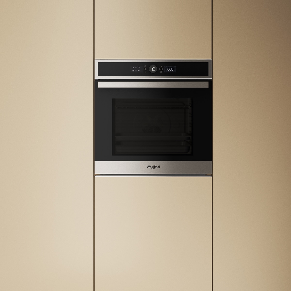 Horno multifunción Whirlpool con 8 funciones -WOI4IS8HM0XA Inox-7