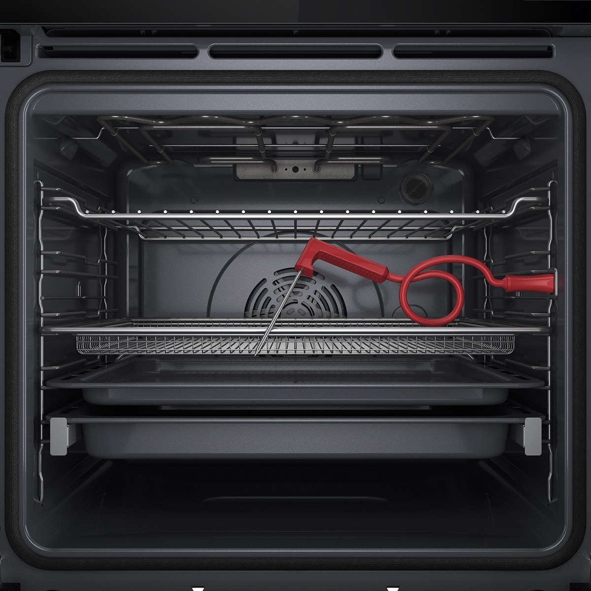 Horno multifunción Whirlpool con 8 funciones -WOI6A8FPT1SBA Negros-9