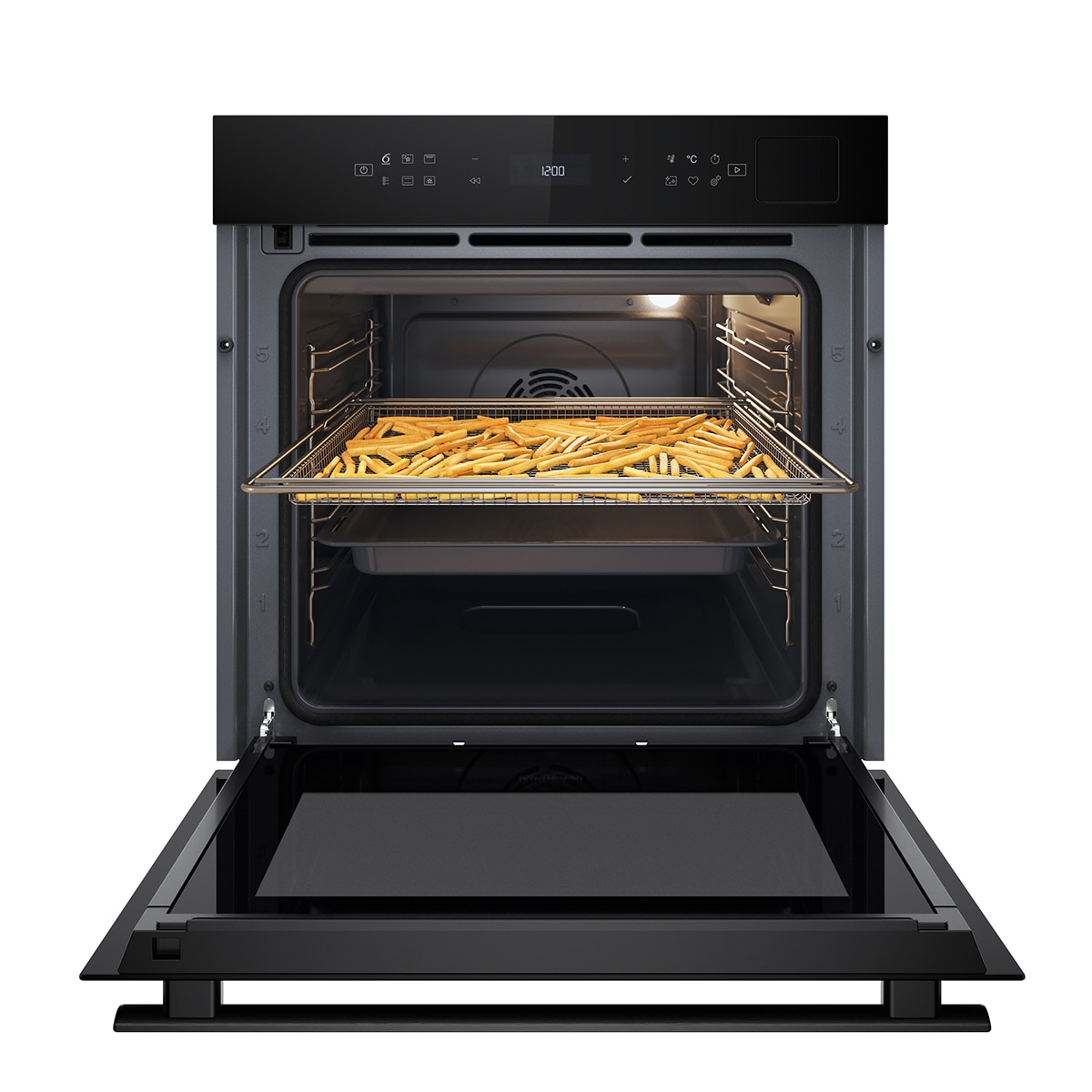 Horno multifunción Whirlpool con 8 funciones -WOI6A8FPT1SBA Negros-11
