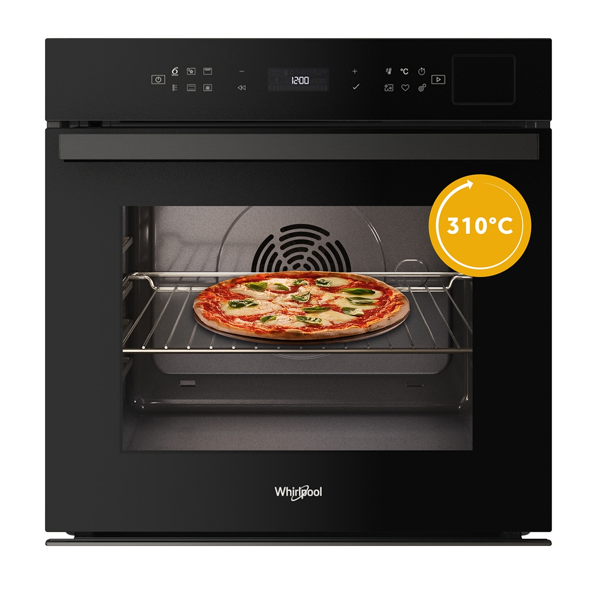 Horno multifunción Whirlpool con 8 funciones -WOI6A8FPT1SBA Negros-13
