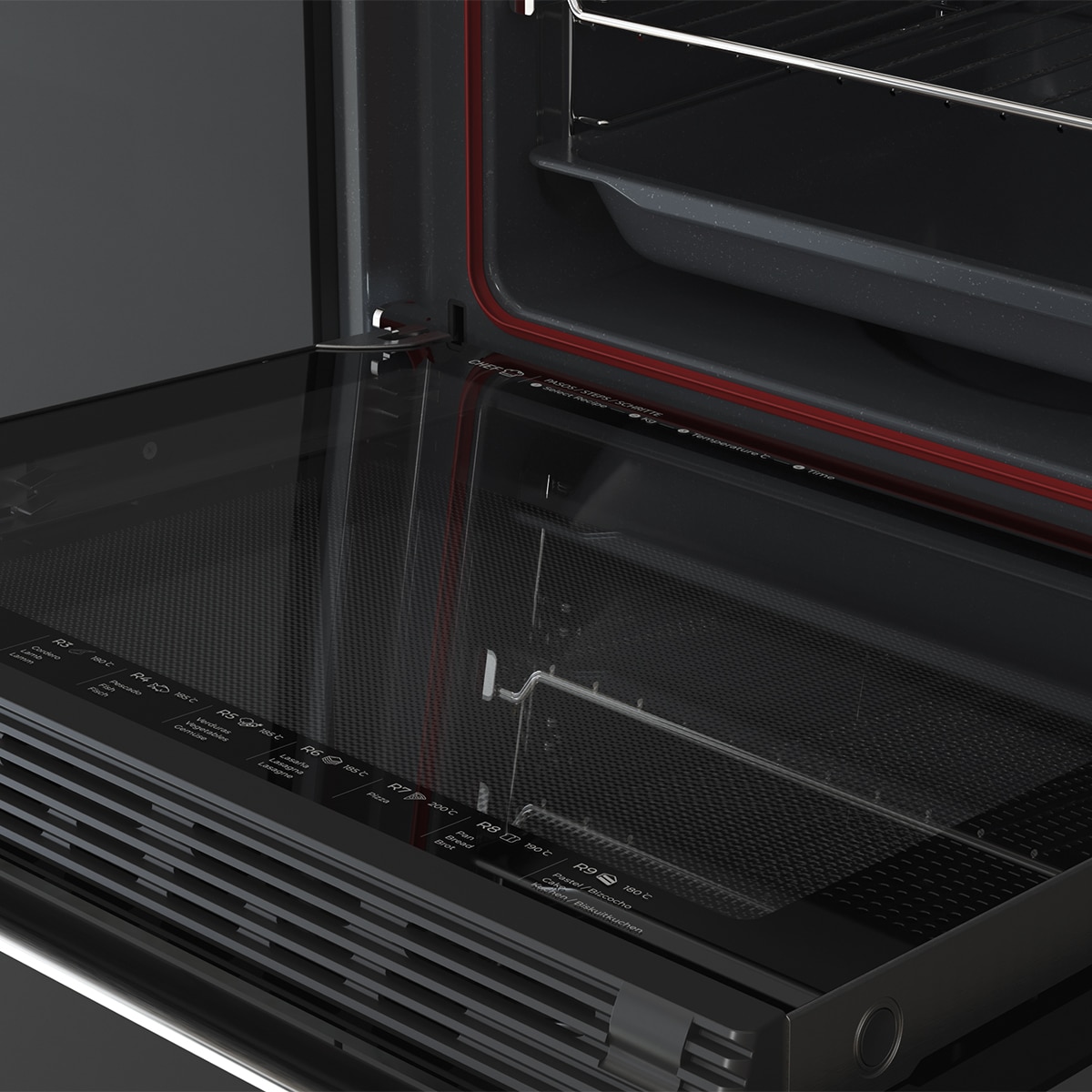 Horno multifunción Teka con función Airfry y sistema HydroClean-HSB 6466 Inox-4