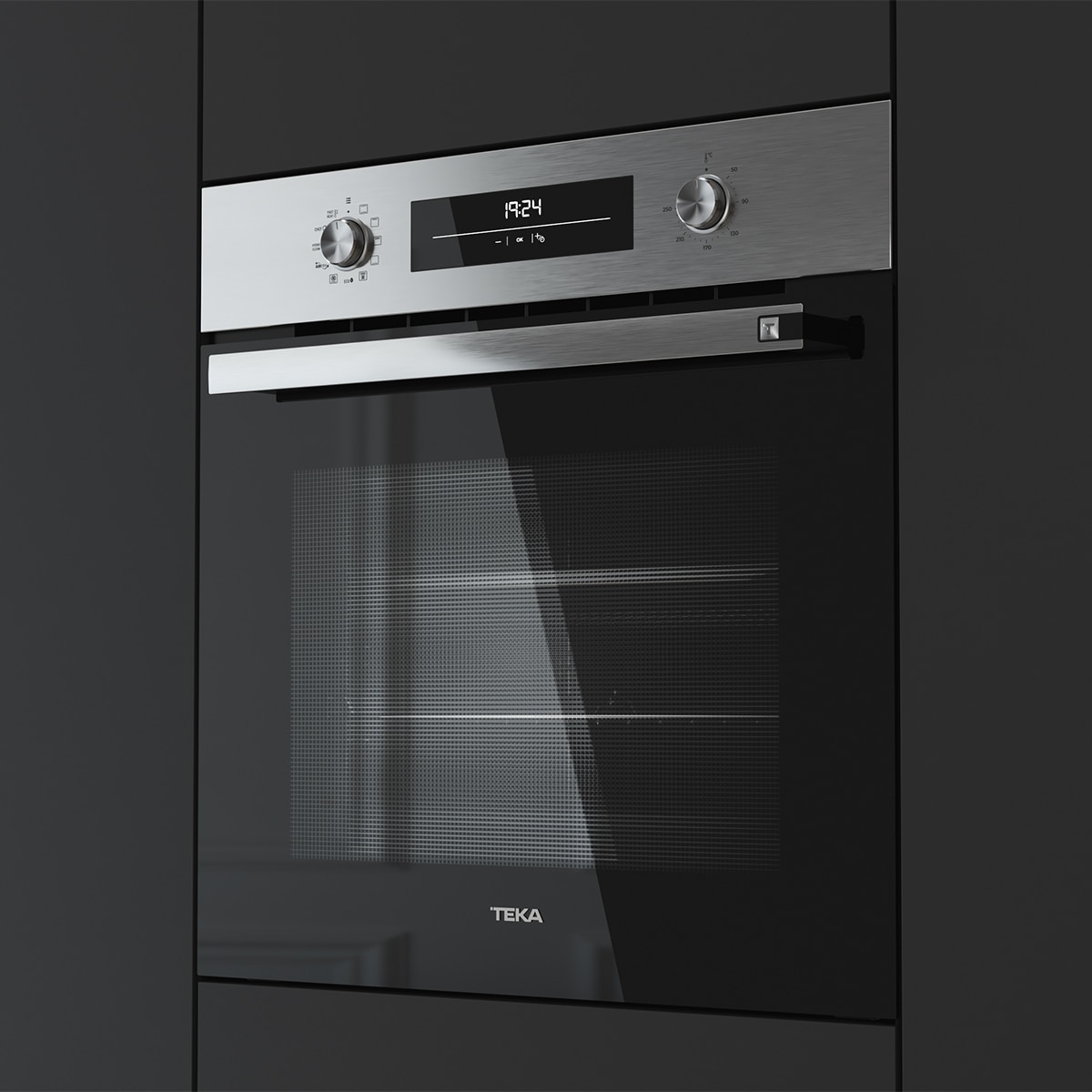Horno multifunción Teka con función Airfry y sistema HydroClean-HSB 6466 Inox-6