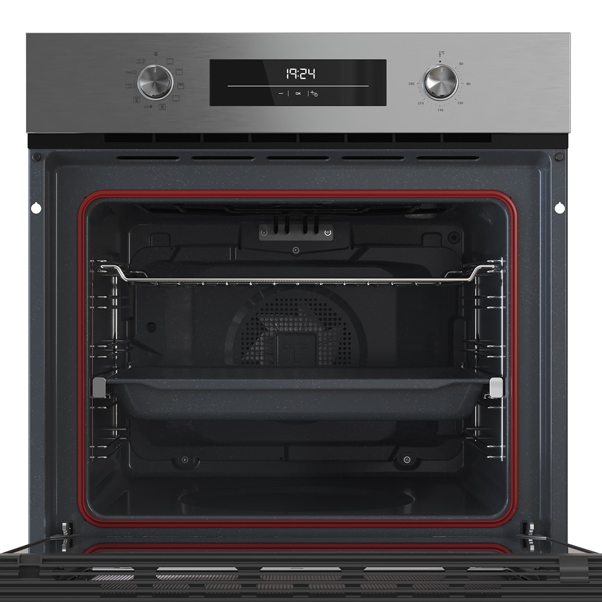 Horno multifunción Teka con 8 funciones y  sistema HydroClean-HSB 6360 Negro-3