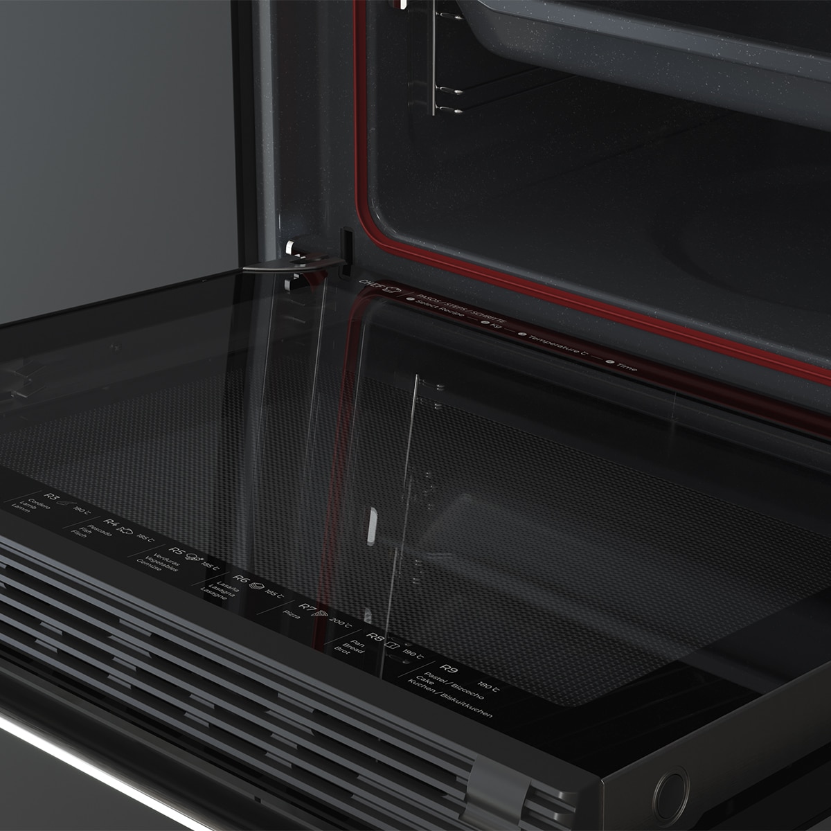 Horno multifunción Teka con 8 funciones y  sistema HydroClean-HSB 6360 Negro-5