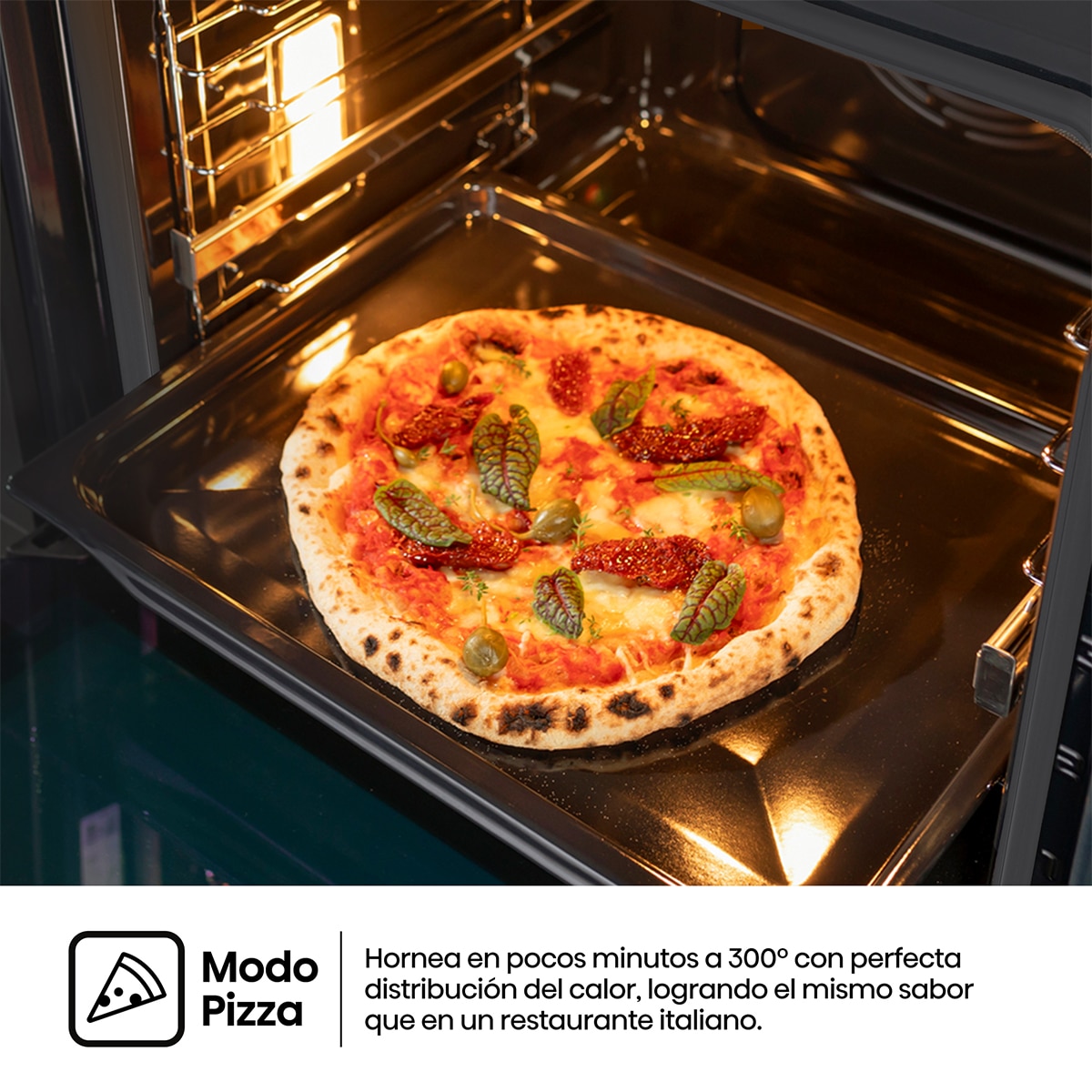 Horno multifunción Hisense función vapor y capacidad 77 litros - BFS615S8B Negro-10