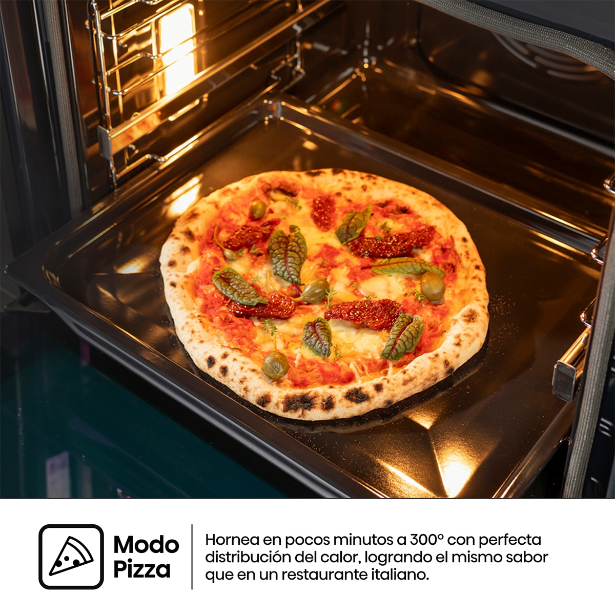 Horno multifunción Hisense pirolítico, 77 litros - BI614P8B Negro-9