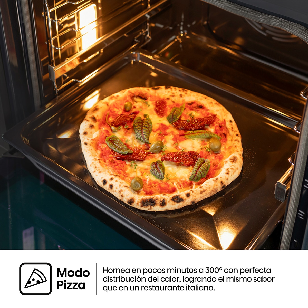 Horno multifunción Hisense pirolítico, 77 litros - BAS614P8B - Negro Negro-11